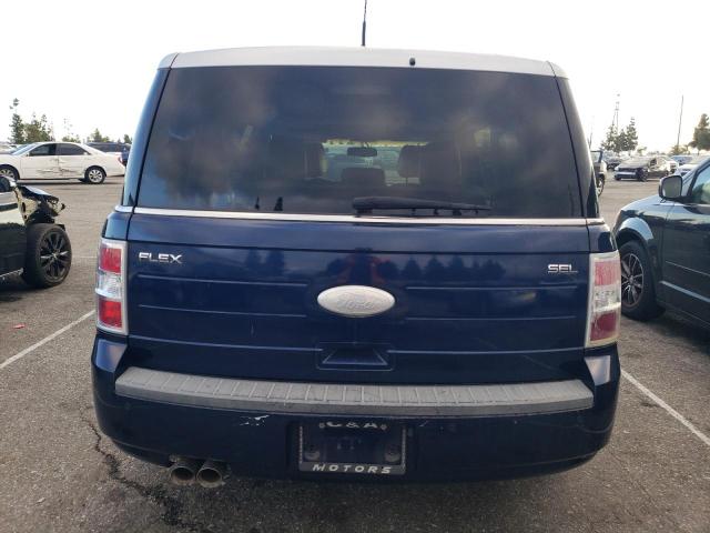 2FMGK5CC5CBD06413 - 2012 FORD FLEX SEL BLUE photo 6