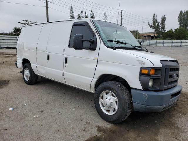 1FTNE1EW6DDA76394 - 2013 FORD ECONOLINE E150 VAN WHITE photo 4