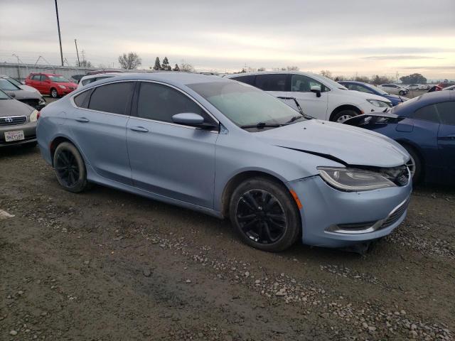 1C3CCCAB6FN654488 - 2015 CHRYSLER 200 LIMITED BLUE photo 4