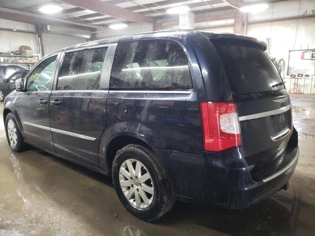 2A4RR8DG8BR607303 - 2011 CHRYSLER TOWN & COU TOURING L BLUE photo 2