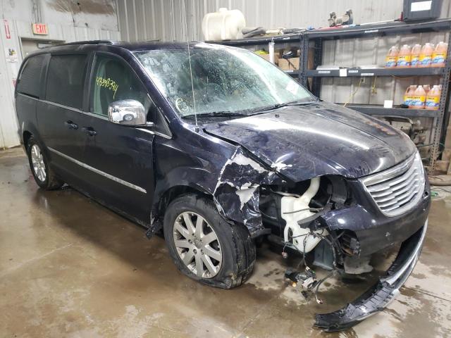 2A4RR8DG8BR607303 - 2011 CHRYSLER TOWN & COU TOURING L BLUE photo 4