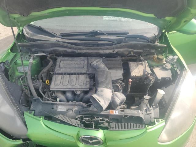 JM1DE1HY7B0117001 - 2011 MAZDA MAZDA2 GREEN photo 11