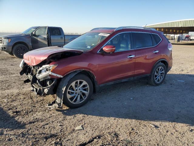 5N1AT2MT2FC876986 - 2015 NISSAN ROGUE S RED photo 1