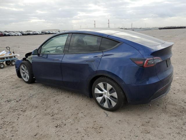 7SAYGDEE8NF378461 - 2022 TESLA MODEL Y BLUE photo 2