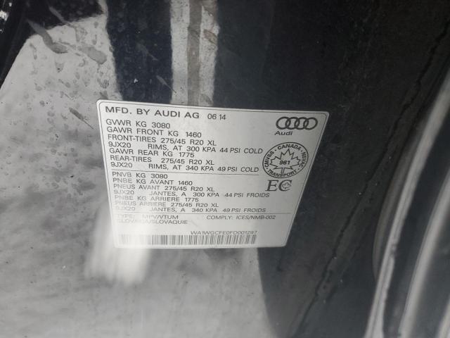 WA1WGCFE0FD001297 - 2015 AUDI Q7 PRESTIGE 黑色 照片 14