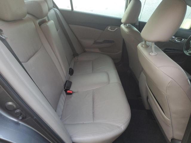 19XFB2F90DE067099 - 2013 HONDA CIVIC EXL ნაცრისფერი ფოტო 10