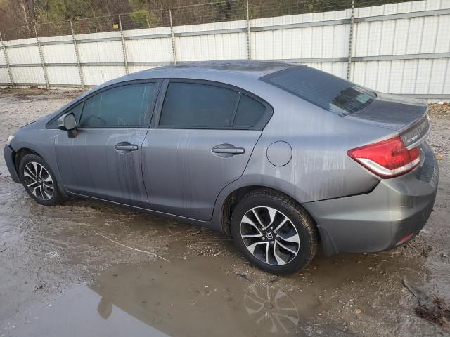 19XFB2F90DE067099 - 2013 HONDA CIVIC EXL ნაცრისფერი ფოტო 2