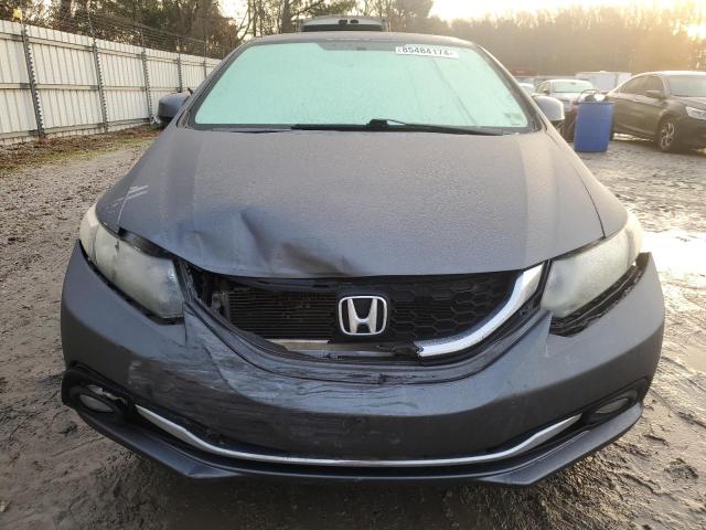 19XFB2F90DE067099 - 2013 HONDA CIVIC EXL ნაცრისფერი ფოტო 5