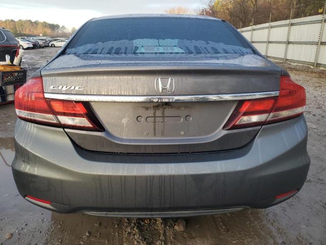 19XFB2F90DE067099 - 2013 HONDA CIVIC EXL ნაცრისფერი ფოტო 6