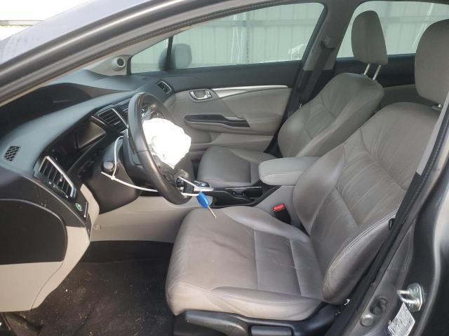 19XFB2F90DE067099 - 2013 HONDA CIVIC EXL ნაცრისფერი ფოტო 7