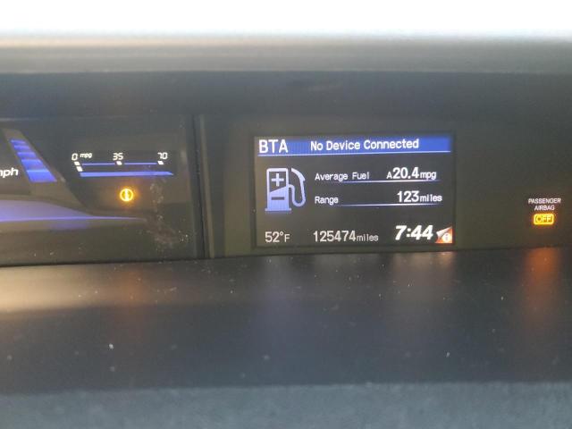 19XFB2F90DE067099 - 2013 HONDA CIVIC EXL ნაცრისფერი ფოტო 9