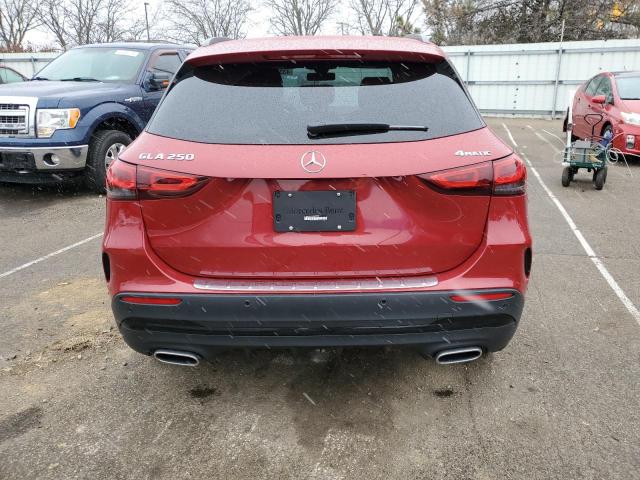 W1N4N4HB6PJ459997 - 2023 MERCEDES-BENZ GLA 250 4MATIC RED photo 6