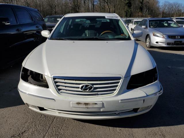 KMHFC46F07A190886 - 2007 HYUNDAI AZERA SE WHITE photo 5