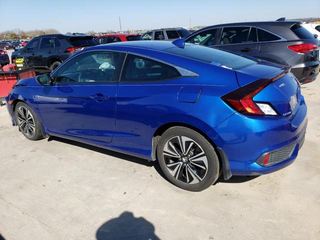 2HGFC3B36HH361803 - 2017 HONDA CIVIC EX BLUE photo 2