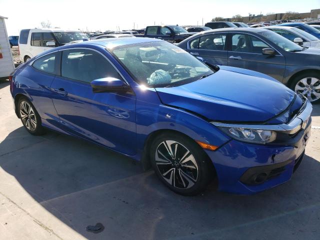 2HGFC3B36HH361803 - 2017 HONDA CIVIC EX BLUE photo 4