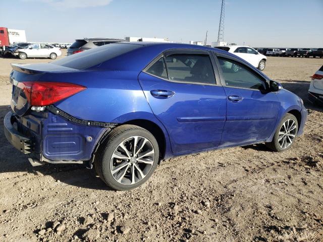 5YFBURHE7HP687173 - 2017 TOYOTA COROLLA L BLUE photo 3