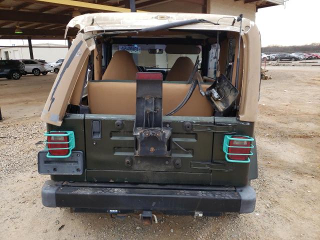 1J4FY49S0VP534218 - 1997 JEEP WRANGLER / SAHARA GREEN photo 6