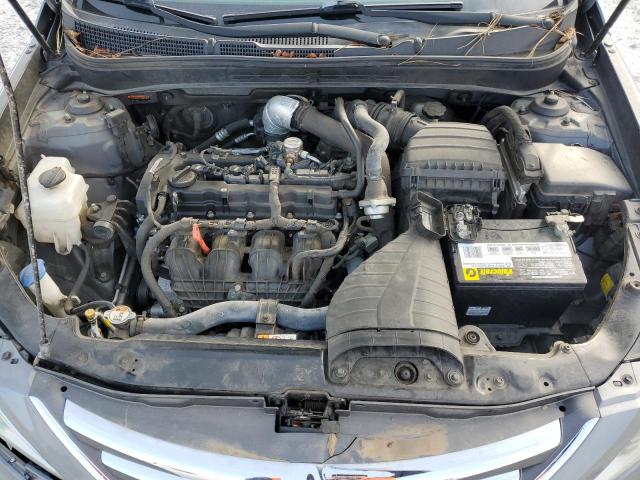 5NPEC4AB1EH857670 - 2014 HYUNDAI SONATA SE GRAY photo 11