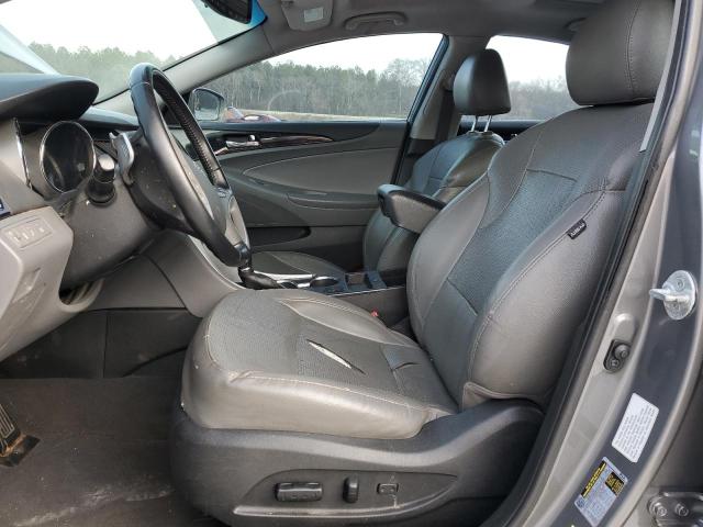 5NPEC4AB1EH857670 - 2014 HYUNDAI SONATA SE GRAY photo 7