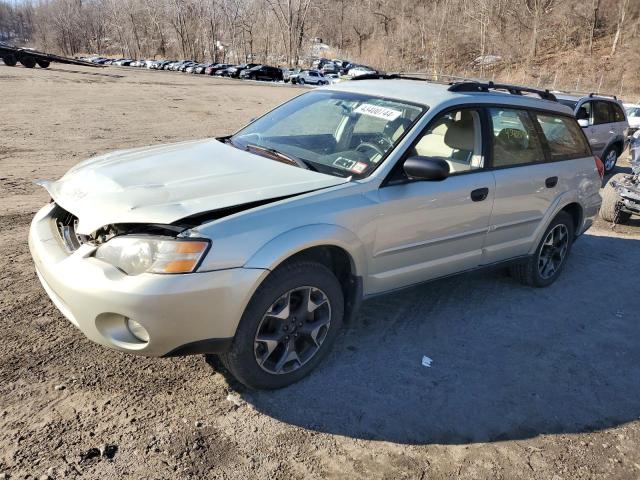 4S4BP61C057365336 - 2005 SUBARU LEGACY OUTBACK 2.5I SILVER photo 1