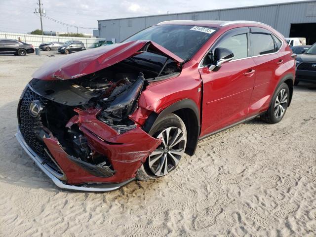 JTJBARBZ8J2152570 - 2018 LEXUS NX 300 BASE მუქწითელი ფოტო 1