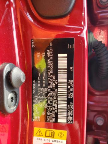 JTJBARBZ8J2152570 - 2018 LEXUS NX 300 BASE მუქწითელი ფოტო 13