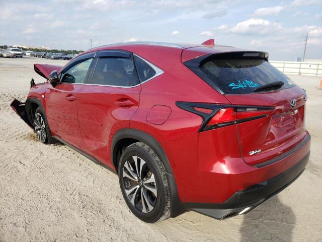 JTJBARBZ8J2152570 - 2018 LEXUS NX 300 BASE მუქწითელი ფოტო 2