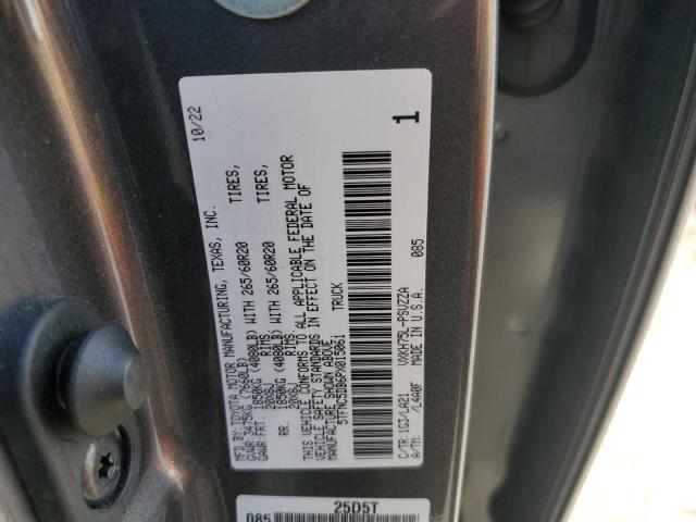 5TFNC5DB6PX015061 - 2023 TOYOTA TUNDRA CREWMAX PLATINUM 石墨色 照片 12