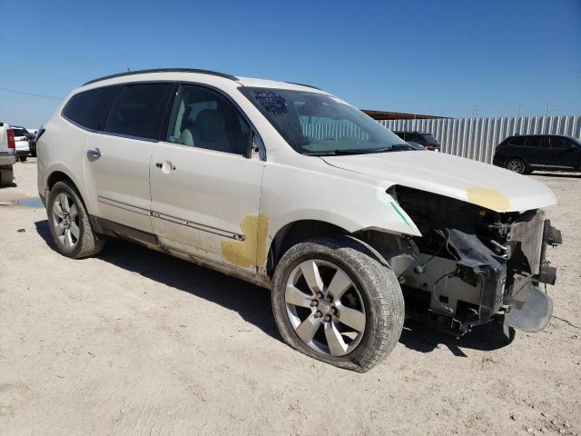 1GNKRJKD1FJ141223 - 2015 CHEVROLET TRAVERSE LTZ WHITE photo 4