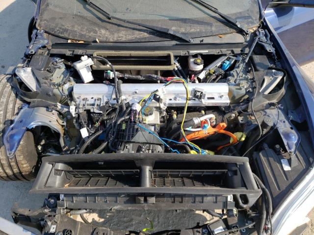 5YJSA1E65MF440313 - 2021 TESLA MODEL S ლურჯი ფოტო 11