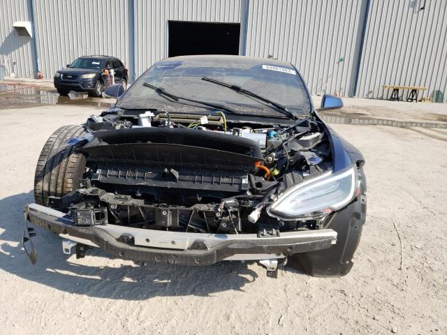 5YJSA1E65MF440313 - 2021 TESLA MODEL S ლურჯი ფოტო 5