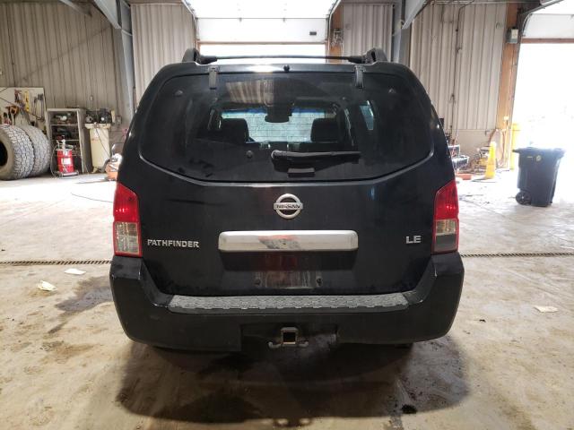 5N1AR18W25C784336 - 2005 NISSAN PATHFINDER LE შავი ფოტო 6