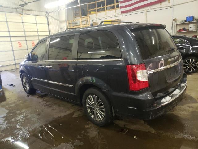 2C4RC1CG2ER412611 - 2014 CHRYSLER TOWN & COU TOURING L BLUE photo 2