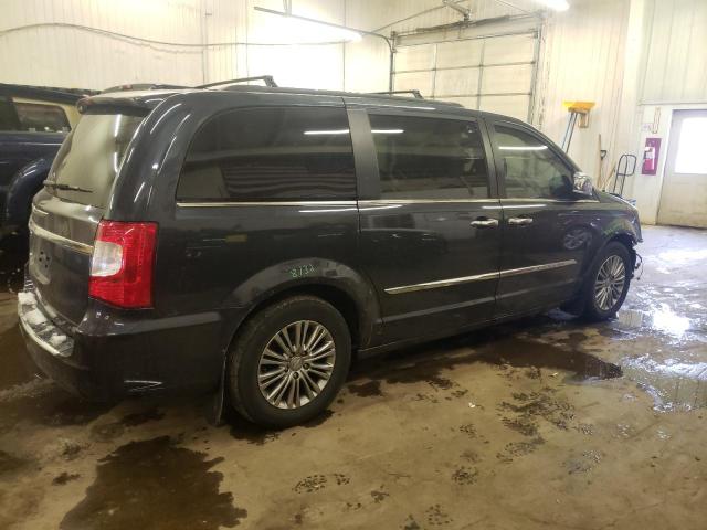 2C4RC1CG2ER412611 - 2014 CHRYSLER TOWN & COU TOURING L BLUE photo 3