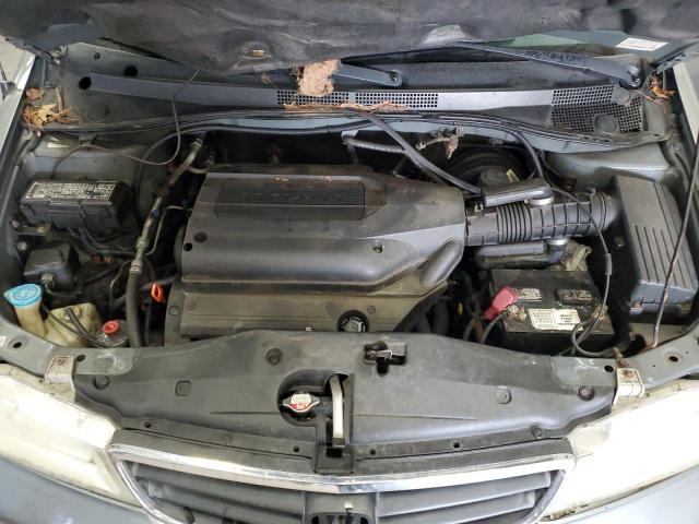 2HKRL18602H501263 - 2002 HONDA ODYSSEY EX GRAY photo 12