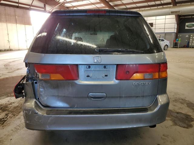 2HKRL18602H501263 - 2002 HONDA ODYSSEY EX GRAY photo 6