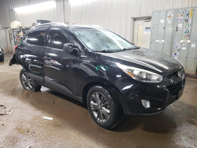 KM8JUCAG0EU897337 - 2014 HYUNDAI TUCSON GLS BLACK photo 4