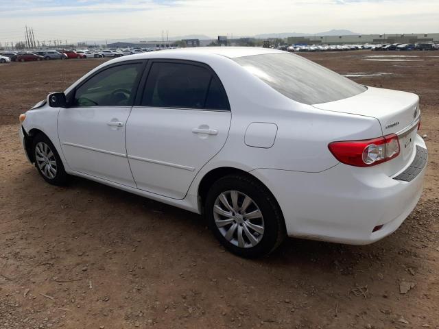 5YFBU4EE6DP217394 - 2013 TOYOTA COROLLA BASE WHITE photo 2