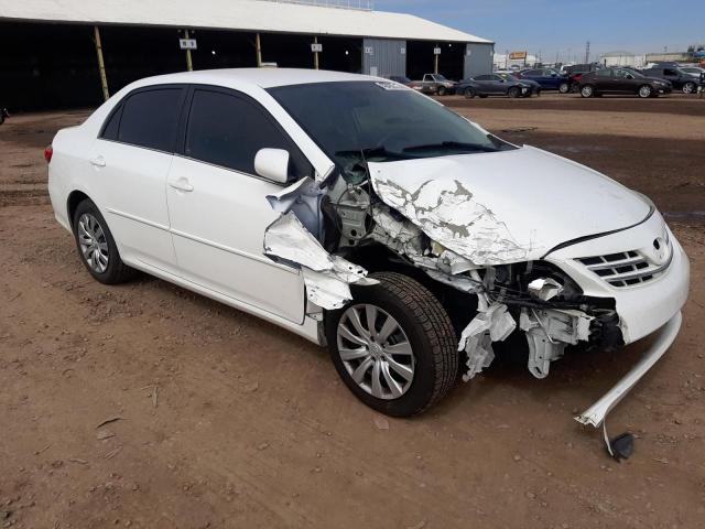 5YFBU4EE6DP217394 - 2013 TOYOTA COROLLA BASE WHITE photo 4