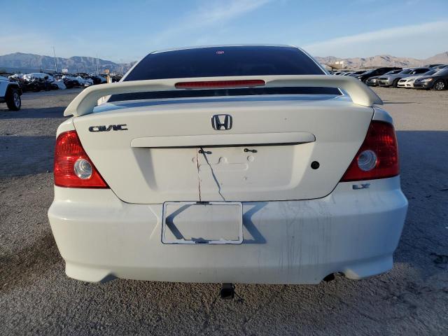 1HGEM22685L024979 - 2005 HONDA CIVIC LX WHITE photo 6