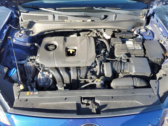 3KPF24AD4ME267345 - 2021 KIA FORTE FE BLUE photo 11