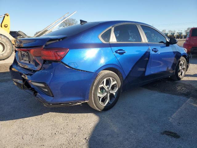 3KPF24AD4ME267345 - 2021 KIA FORTE FE BLUE photo 3