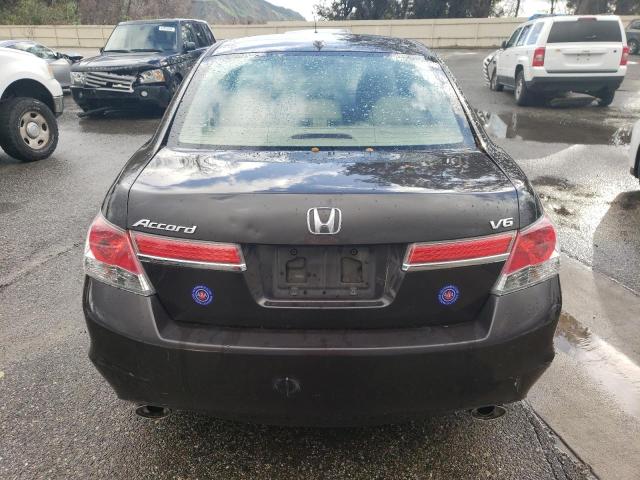 1HGCP3F88CA018656 - 2012 HONDA ACCORD EXL BLACK photo 6