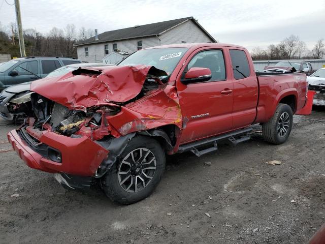 5TFSZ5AN2LX217051 - 2020 TOYOTA TACOMA ACCESS CAB წითელი ფოტო 1