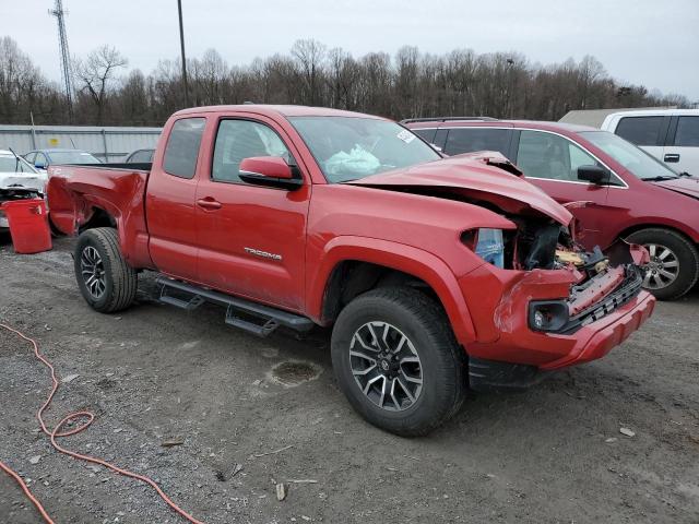 5TFSZ5AN2LX217051 - 2020 TOYOTA TACOMA ACCESS CAB RED photo 4