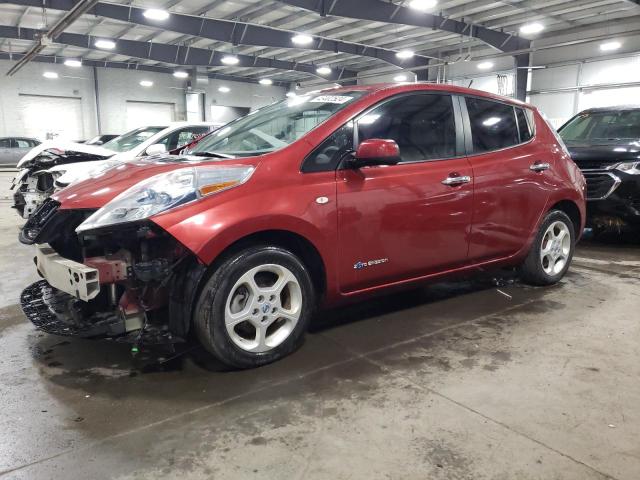 JN1AZ0CP8CT023129 - 2012 NISSAN LEAF SV RED photo 1