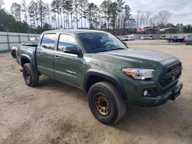 3TMCZ5AN0NM500058 - 2022 TOYOTA TACOMA DOUBLE CAB GREEN photo 4