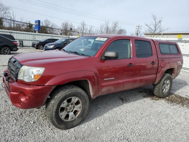 5TELU42N95Z101708 - 2005 TOYOTA TACOMA DOUBLE CAB RED photo 1