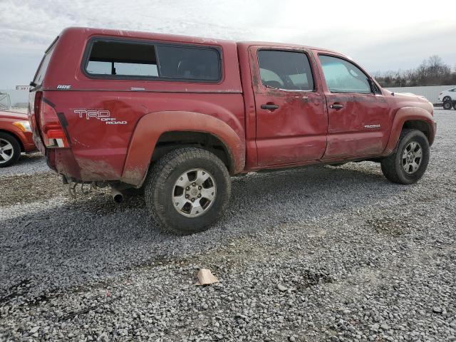 5TELU42N95Z101708 - 2005 TOYOTA TACOMA DOUBLE CAB RED photo 3