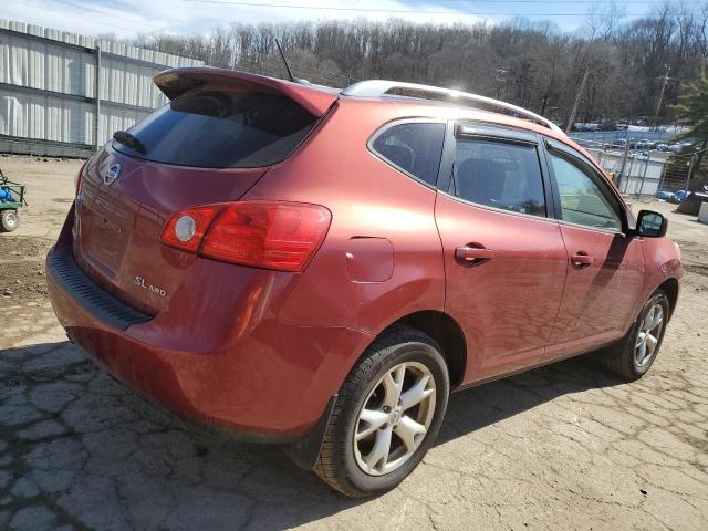 JN8AS58VX9W169162 - 2009 NISSAN ROGUE S RED photo 3